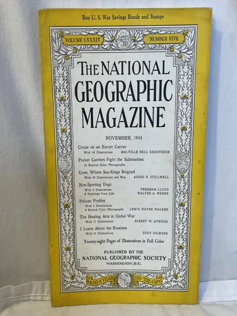 The National Geographic Society vintage national